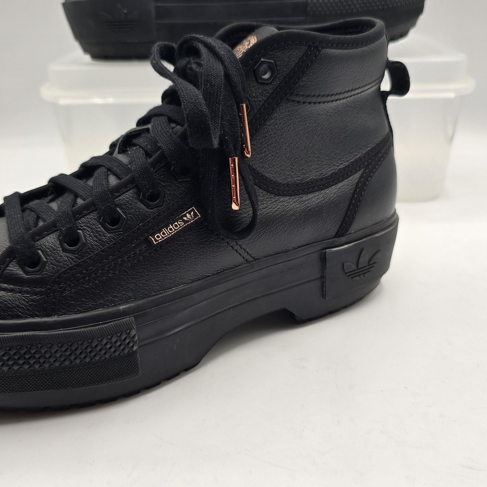 Adidas ๐ค Nizza Trek ๐ค Platform Sneakers Womens 8.5 Genuine Leather - Picture 12 of 16